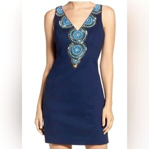 Lilly Pulitzer Navy Blue Dress - image 1